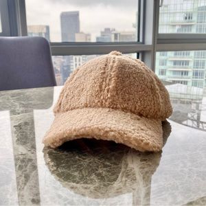 NEW ASOS DESIGN borg baseball cap in neutral. Camel colored hat NWOT